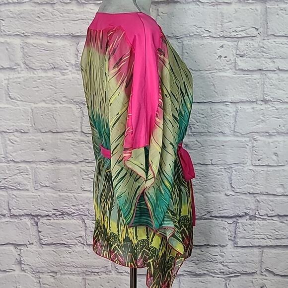 Pixi + Ivy sheer kaftan style blouse - Picture 2 of 5